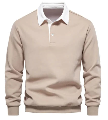 Men's Casual Polo Collar Sweater